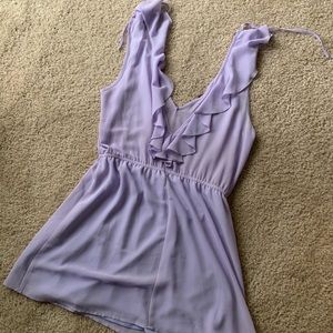 Tobi Lilac Mini Dress